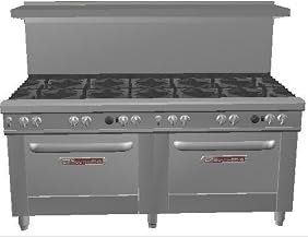 Southbend 4721DD Range, 72" Wide, 12 Non Clog Burners with Standard Grates (33,0