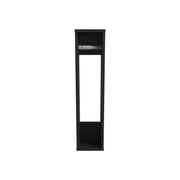 Freestanding Toilet Paper Holder Stand - Black Bathroom Dispenser by HomeStock – Model FM11031MLW-1335