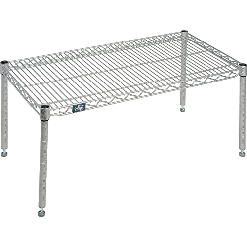 Nexelate Silver Epoxy Wire Dunnage Rack – Wire, Silver, Model P1836EP