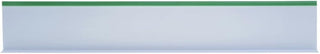 Produce Divider White with Green Trim Plastic Shelf Divider - 30"L x 5"H