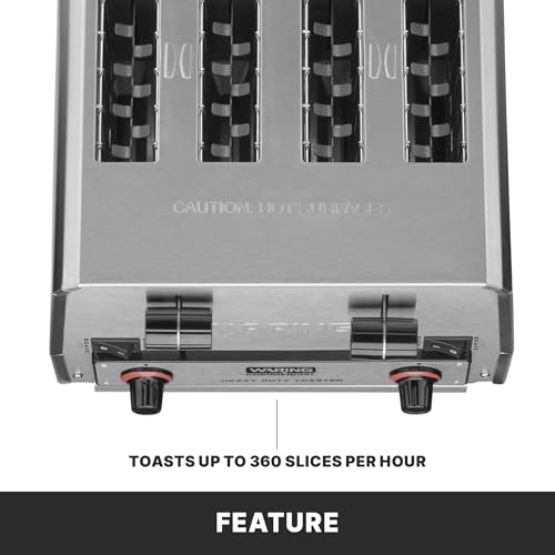 Waring 208-Volt / WCT850 / Silver Toasters