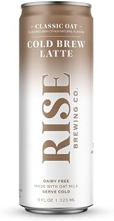 RISE Brewing Co. Rise Brewing Co Organic Oat Milk Latte Nitro Cold Brew Coffee, 11 FZ