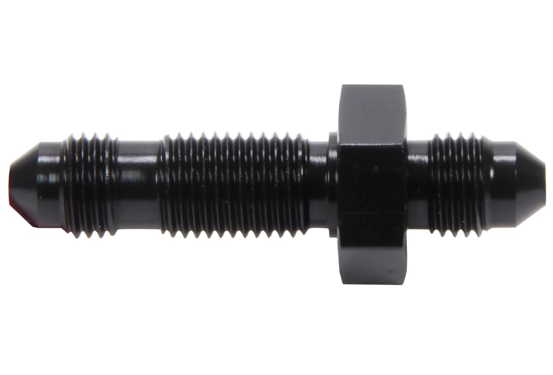 Straight Bulkhead -3 Black 10pk by Allstar Performance – 3, Aluminum, Black, Model ALL50092-10