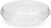 DFI 6" Pie Container with Locked Hinge Lid, LBH-601, Clear, 7" x 2.125" Depth | 350/Case