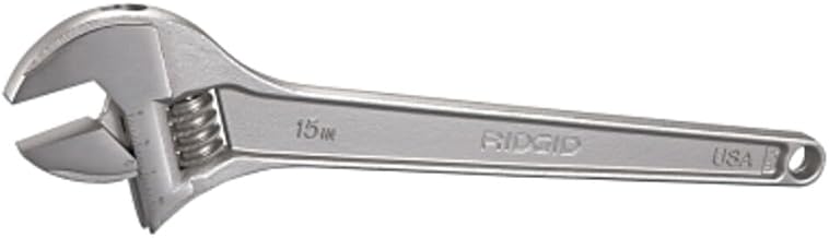 765 Adjustable Wrench by RIDGID – Small, Alloy Steel, Silver, Model 86922