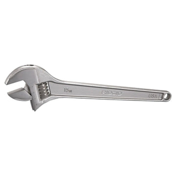 765 Adjustable Wrench by RIDGID – Small, Alloy Steel, Silver, Model 86922