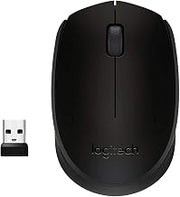 Logitech M170 2. 4GHz Wireless 3-Button Optical Scroll Mouse W/Nano USB Receiver (Black) (Renewed)