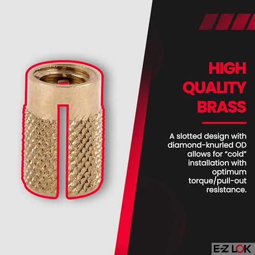 E-Z LOK M3.5-0.6 Pack of 50 / One Size / 1 Press-In Inserts