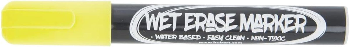HUBERT Bright Yellow Wet Erase Medium Point Marker