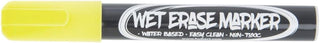 HUBERT Bright Yellow Wet Erase Medium Point Marker
