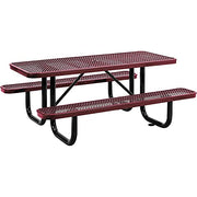 Global Industrial Red / 72 x 30 x 29.5 inches / Industrial Picnic Tables