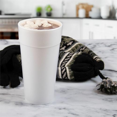 DART White / 24.0 ounces / 25 Count (Pack of 20) Cups