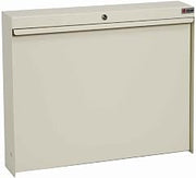 Datum Wallwrite Fold-up Desk, Locking, 20" W x 3-3/8"D x 16-3/8"H, Black