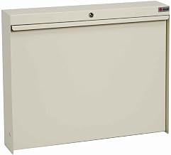 Datum Wallwrite Fold-up Desk, Locking, 20" W x 3-3/8"D x 16-3/8"H, Black