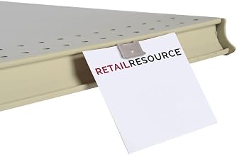 Gondola Shelf Edge Fold-n-Hold Sign Clip, 50 per Bag, 44309