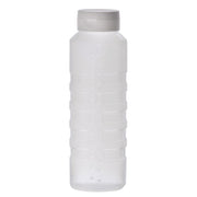 24 oz Clear Plastic Squeeze Bottle with White FLOWCUT Top by HUBERT – 24 Ounces, Plastic, Clear