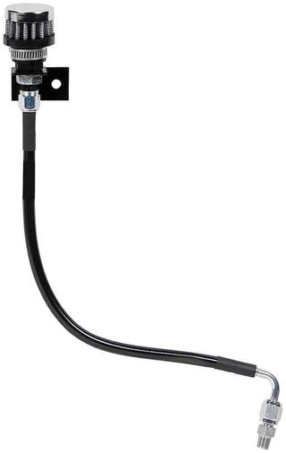 Transmission Breather Kit by Allstar Performance – Stock, Stainless Steel, Black, Model ALL36147