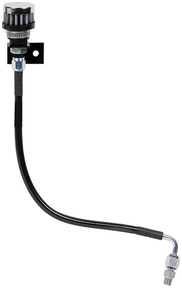 Transmission Breather Kit by Allstar Performance – Stock, Stainless Steel, Black, Model ALL36147
