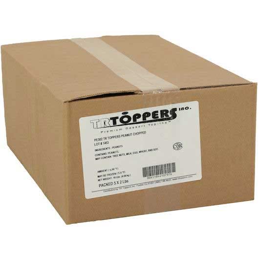 TR Toppers Roasted Chopped Peanuts by T.R. Toppers – 5 x 2 lbs