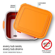 Modern Innovations Orange / 3 Bus Tubs