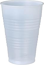 DART Y16T 16 oz Tall Trans Ribbed PS Cup (Case of 1000), translucent, "4.8""