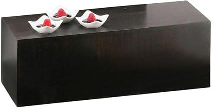 Cal-Mil 166-7-96 Rectangular Riser, 7" Height, 20" Width, 7" Length, Midnight Bamboo