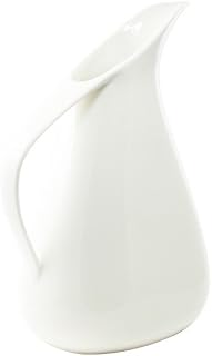 10 Strawberry Street Whittier 8" Milk Jug, Set of 2, White
