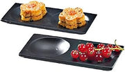 PacknWood 209BBGALGAL 4.7 x 2.4 In. Mini Black Bamboo Plate44; Pack Of 96