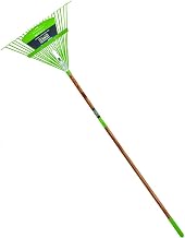AMES 2915612 22-Tine Steel Leaf Rake with Hardwood Handle, 61-Inch