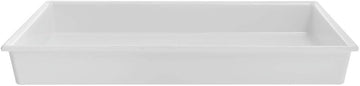 HUBERT Full Size White Melamine Cold Food Pan - 12 2/5"L x 20 1/5"W x 2 1/2"D