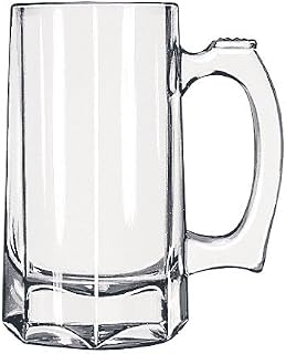 Libbey RLBFX01 No. 5206 Soda Glass Stein, Pack of 6