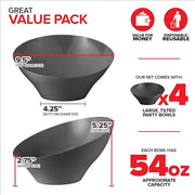 Stock Your Home Black / 54 oz / Casual Bowls