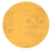 3M 6 / P500 / Gold Hook & Loop Discs