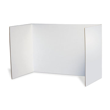 Privacy Board Protectors by Pacon – 48" x 16", Cardboard, White, 24 Boards, Pack of 6, Model P3782