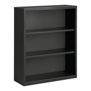 Hirsh 21989 Steel Bookcase, 34 1/2" Wide, Beige - Default Title