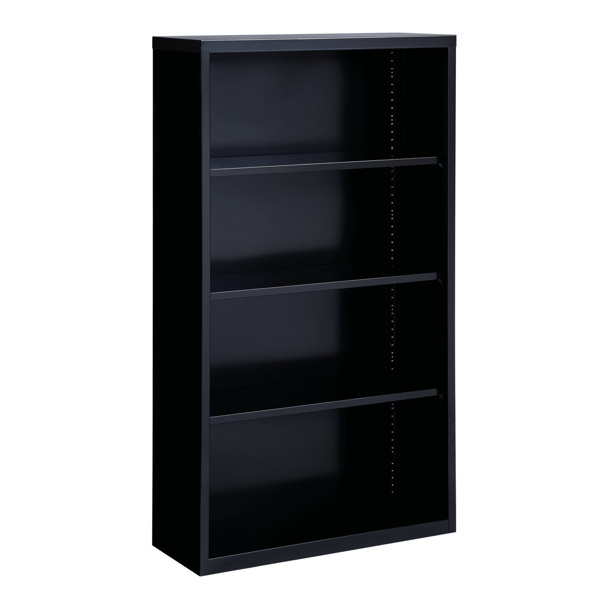 Hirsh Steel Bookcase, 34 1/2" Wide - Charcoal