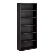 Hirsh 22458 Steel Bookcase, 34 1/2" Wide, Black - Default Title