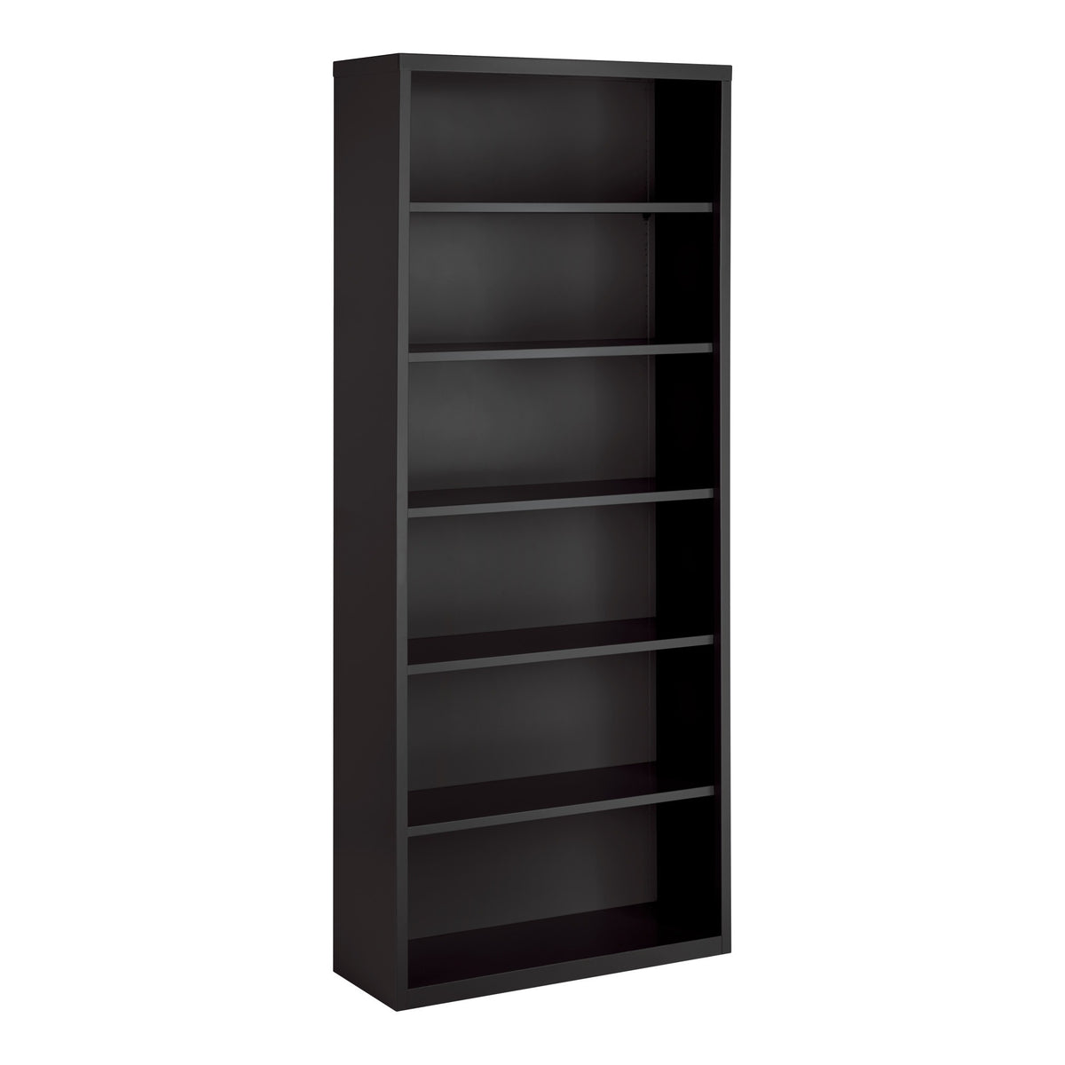 Hirsh 22458 Steel Bookcase, 34 1/2" Wide, Black - Default Title