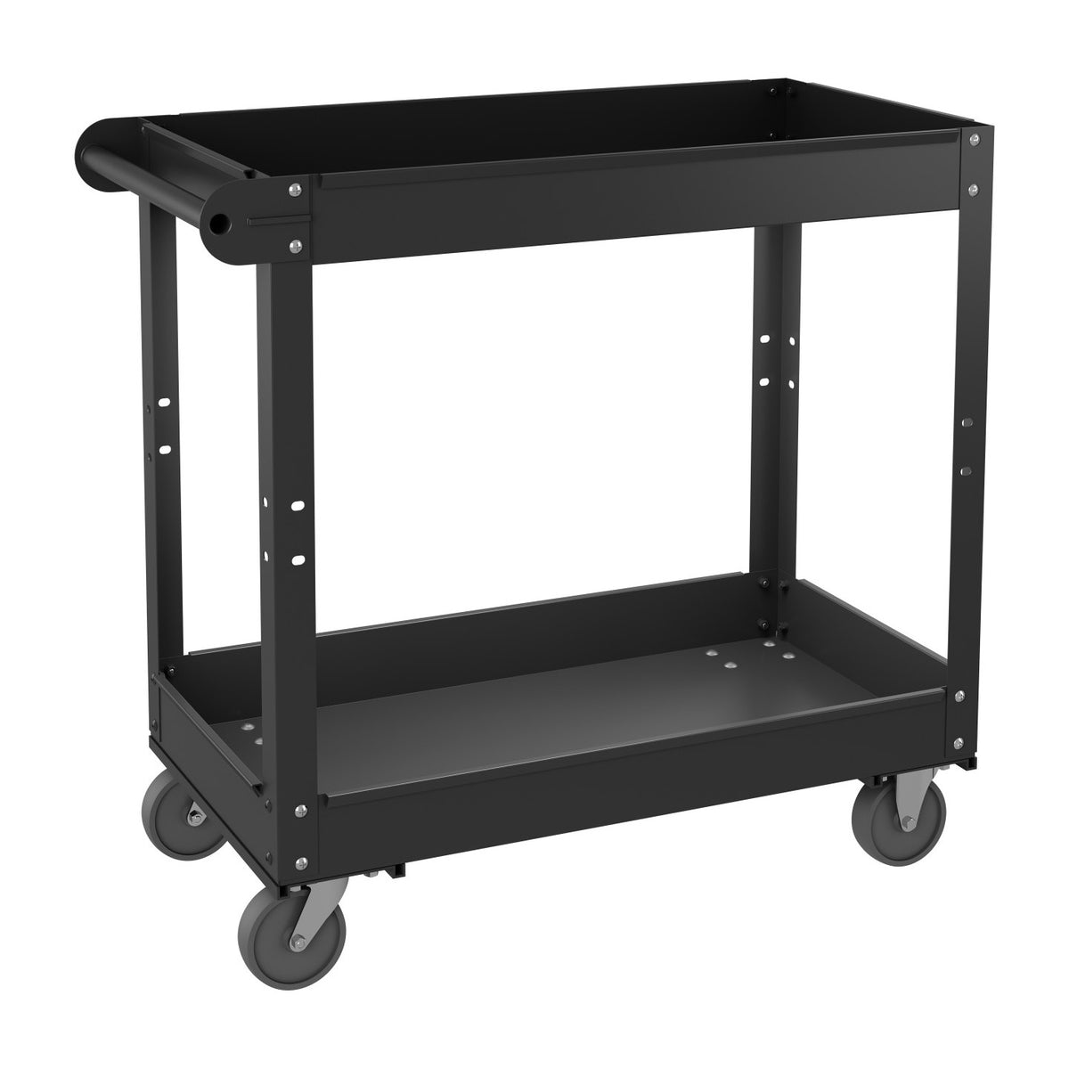 Hirsh Utility Cart, 32" High, Black - S