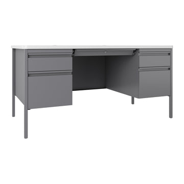 Hirsh Desk, 30" x 60" - Platinum White