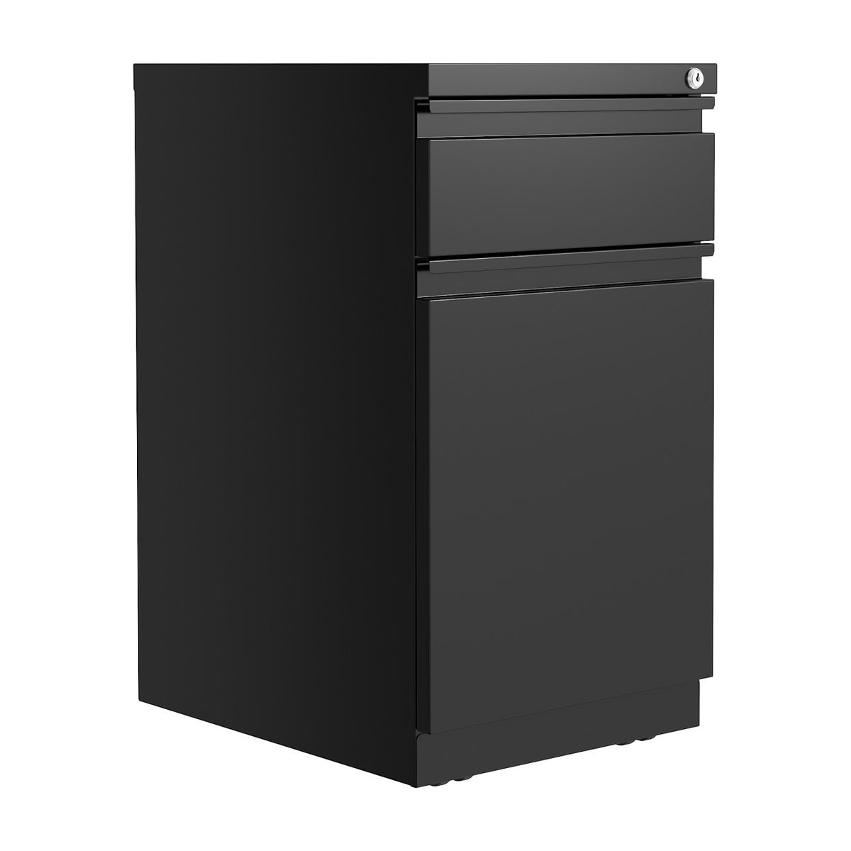 Hirsh Steel Filing Cabinet, 15" Wide - Silver
