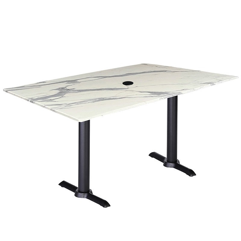 Holland Bar Stool OD211EB EuroSlim Table, 32" x 48" - White