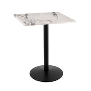 Holland Bar Stool OD214 EuroSlim Table, 31 1/2" x 31 1/2" - White
