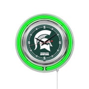 Holland Bar Stool Clk15MichSt Clock, 15" Diameter, Green - Default Title