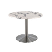 Holland Bar Stool OD214 Table, 30" Diameter, White - 30"