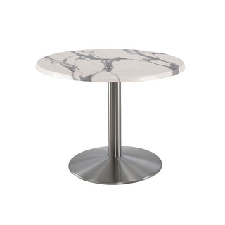 Holland Bar Stool OD214 Table, 30" Diameter, White - 30"
