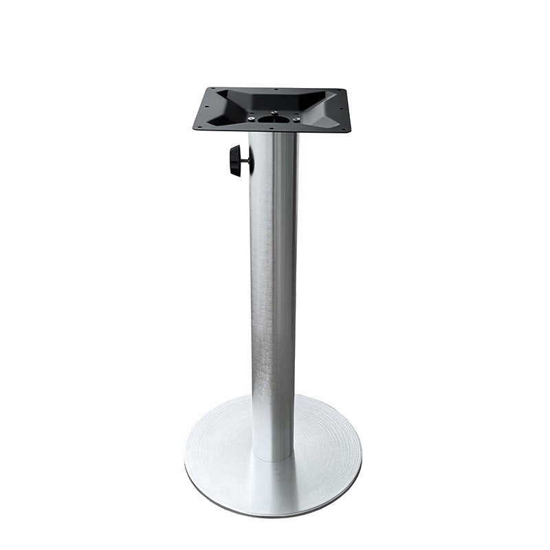 Holland Bar Stool OD219 Aluminum Table Base, Silver - 29"