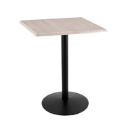Holland Bar Stool OD214 Table, 36" x 36" - White