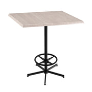 Holland Bar Stool Table, 36" x 36" - White