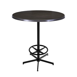 Holland Bar Stool Table, 36" Diameter - Charcoal